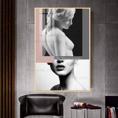 Tải file File tranh hiện đại pha lê gương HD22567 (gốc) chủ đề hoa sen