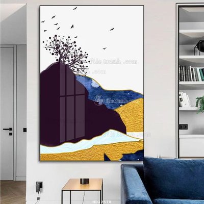 File tranh in trần 3D File tranh hiện đại pha lê gương HD22578 (ảnh gốc)