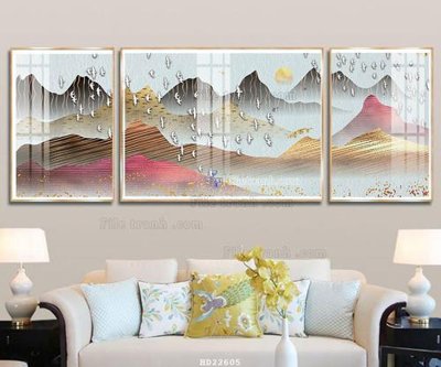 Tải file File tranh hiện đại pha lê gương HD22605 (gốc) in ấn chất lượng