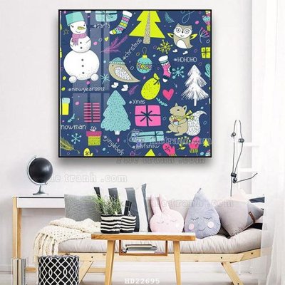 File tranh File tranh hiện đại pha lê gương HD22695 (ảnh gốc) in trần xuyên sáng