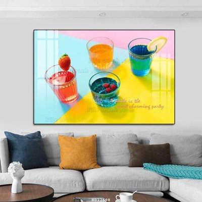 File gốc File tranh hiện đại pha lê gương HD22698 (in lụa) trang trí tường