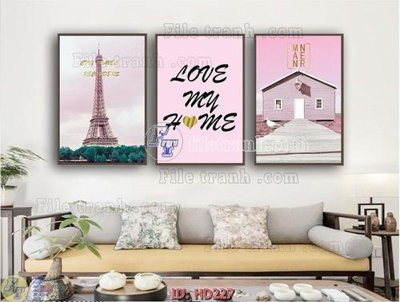 File tranh in tráng gương File tranh hiện đại HD227 (siêu nét)