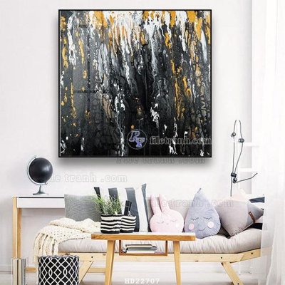 File tranh gốc File tranh hiện đại pha lê gương HD22707 chủ đề hiện đại