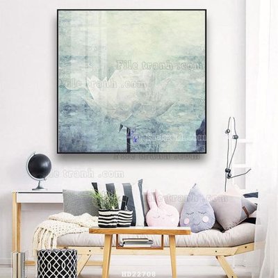 File PSD in ấn File tranh hiện đại pha lê gương HD22708 (chất lượng cao)