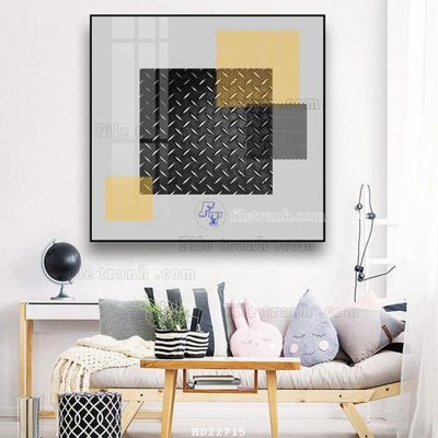 File gốc File tranh hiện đại pha lê gương HD22715 (phong cách) tối giản