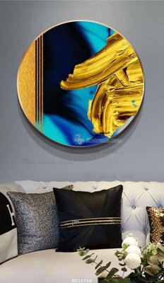 File in trần File tranh hiện đại pha lê gương HD22726 (file gốc) hoa văn 3D