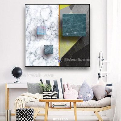 File gốc File tranh hiện đại pha lê gương HD22735 cho in ấn và thiết kế