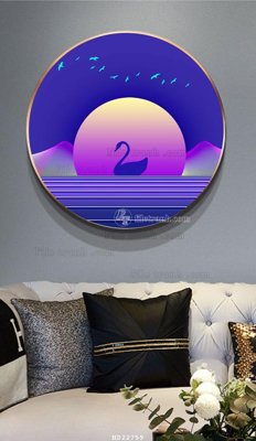 File gốc File tranh hiện đại pha lê gương HD22759 (trang trí) phòng làm việc