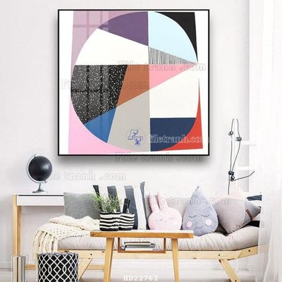 File in ấn File tranh hiện đại pha lê gương HD22762 (bản gốc) sắc nét