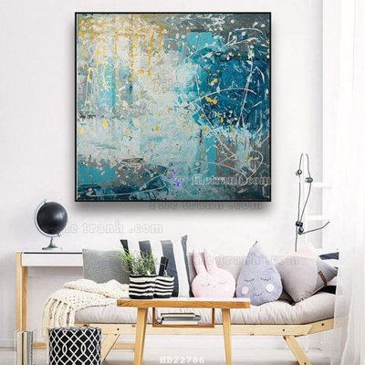 Ảnh gốc file in lụa File tranh hiện đại pha lê gương HD22786 chi tiết