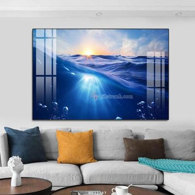 Download file File tranh hiện đại pha lê gương HD22787 (gốc) in mica đèn LED