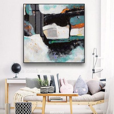 File tranh File tranh hiện đại pha lê gương HD22792 (bản gốc) in lụa 5D