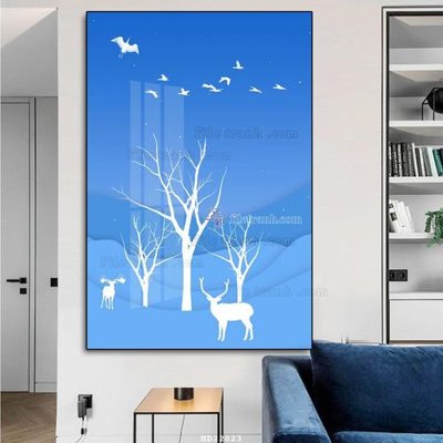 File gốc File tranh hiện đại pha lê gương HD22823 (PNG) không nền chất lượng