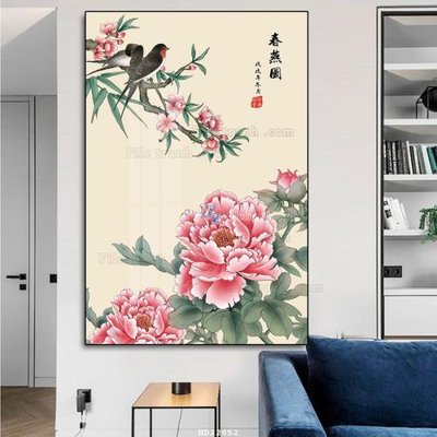 File in lụa File tranh hiện đại pha lê gương HD22852 (tân cổ điển) File tranh hiện đại pha lê gương HD22852