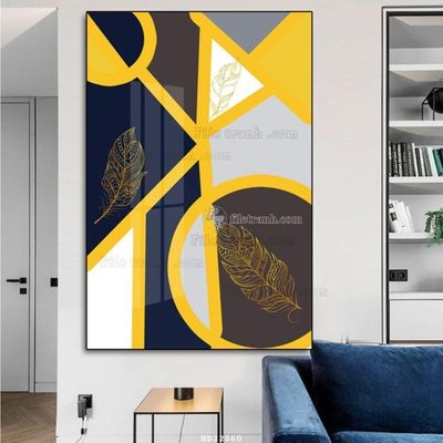 Download file File tranh hiện đại pha lê gương HD22860 (gốc) in mica đèn LED