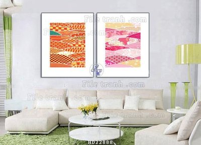 File PSD File tranh hiện đại pha lê gương HD22888 (chất lượng in ấn)