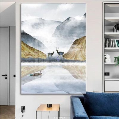 Tải file gốc File tranh hiện đại pha lê gương HD22909 (bản PSD) đầy đủ layer