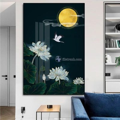 File tranh File tranh hiện đại pha lê gương HD22930 (bản gốc) in lụa 5D