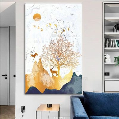 Tải file File tranh hiện đại pha lê gương HD22981 (gốc) làm file quảng cáo