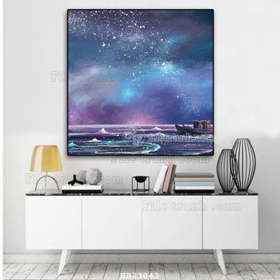 File gốc File tranh hiện đại pha lê gương HD23043 (cho in 3D) độc đáo