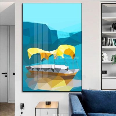 File tranh File tranh hiện đại pha lê gương HD23048 (bản gốc) in lụa 5D