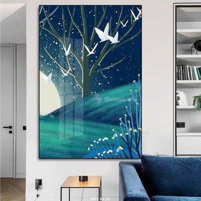 File tranh File tranh hiện đại pha lê gương HD23110 (gốc) in film