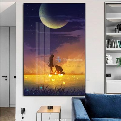 Tải file File tranh hiện đại pha lê gương HD23111 (PSD) cho in tranh 3D
