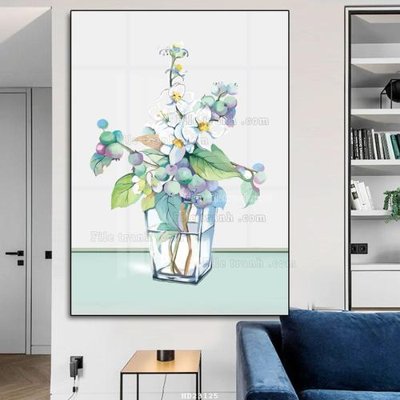 Download file File tranh hiện đại pha lê gương HD23125 (gốc) in mica cao cấp