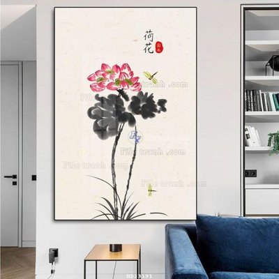 File ảnh File tranh hiện đại pha lê gương HD23191 (gốc) in Hiflex