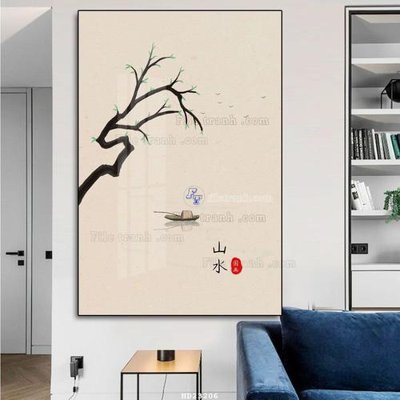 Download file File tranh hiện đại pha lê gương HD23206 (gốc) in mica cao cấp