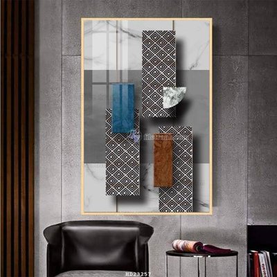 File tranh File bộ tranh treo hiện đại HD23257 (gốc) in film