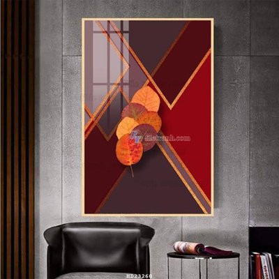 File tranh File bộ tranh treo hiện đại HD23260 (gốc) in trên kính