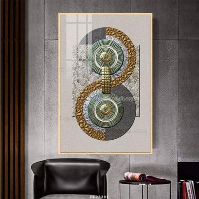 File gốc File bộ tranh treo hiện đại HD23283 (in tráng gương) ốp tường