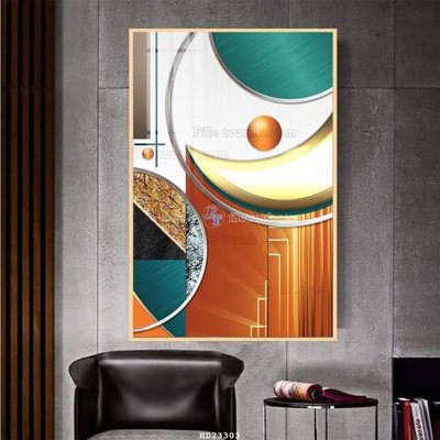 File in lụa File bộ tranh treo hiện đại HD23303 (hoa văn) File bộ tranh treo hiện đại HD23303