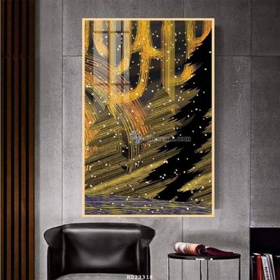 File gốc File bộ tranh treo hiện đại HD23318 (in tráng gương) ốp tường