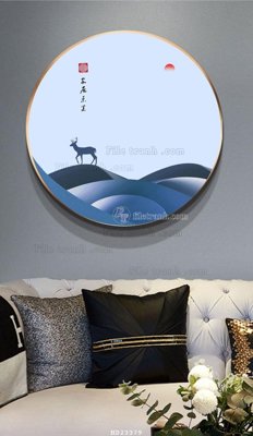 File gốc File bộ tranh treo hiện đại HD23379 (in mica) trang trí