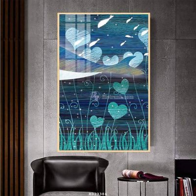 File tranh gốc in trần nhà File bộ tranh treo hiện đại HD23384 3D