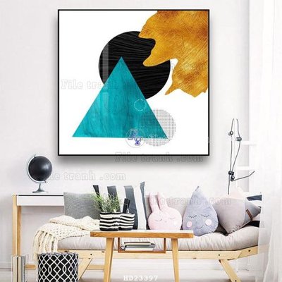 File in ấn chuyên nghiệp File bộ tranh treo hiện đại HD23397 (file gốc)