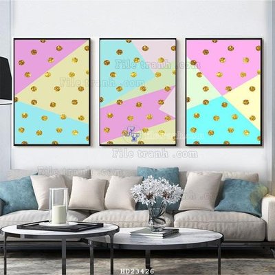 File tranh PSD File bộ tranh treo hiện đại HD23426 chất lượng cao