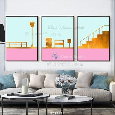 Tải file File bộ tranh treo hiện đại HD23436 (ảnh gốc) file TIFF