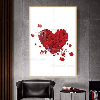 File ảnh File bộ tranh treo hiện đại HD23474 (gốc) in biển hiệu