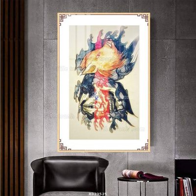 Tải file File bộ tranh treo hiện đại HD23525 (gốc) làm file in ấn