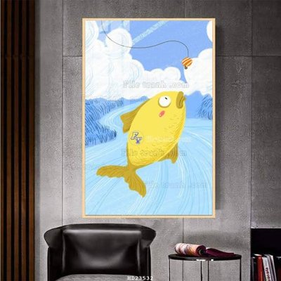 File gốc File bộ tranh treo hiện đại HD23532 (in lụa) họa tiết 3D