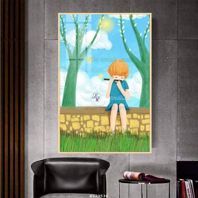 File tranh File bộ tranh treo hiện đại HD23536 (gốc) chủ đề thiên nhiên