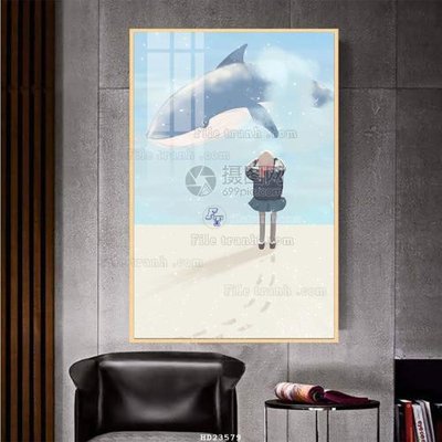 File ảnh File bộ tranh treo hiện đại HD23579 (gốc) in poster