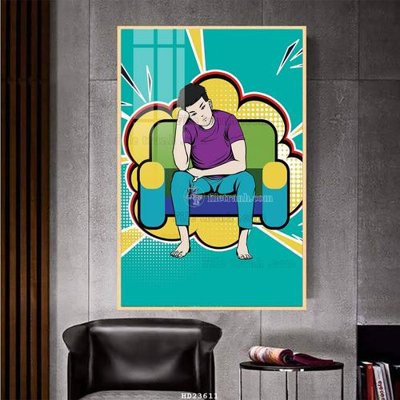 File gốc File bộ tranh treo hiện đại HD23611 (cho in ấn) từ kho Filetranh