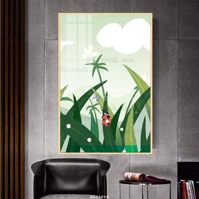 File tranh File bộ tranh treo hiện đại HD23658 (gốc) chủ đề động vật