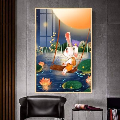 Download file gốc File bộ tranh treo hiện đại HD23672 (in lụa) tranh 3D