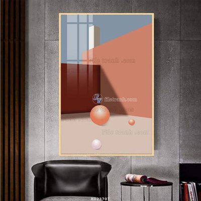 File gốc in mica File bộ tranh treo hiện đại HD23707 chất lượng