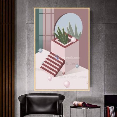 File tranh in trần File bộ tranh treo hiện đại HD23712 (ảnh gốc siêu nét)